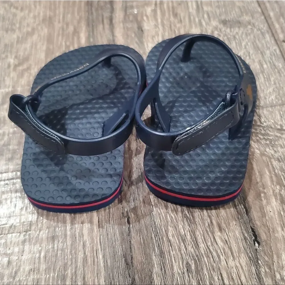 Baby GAP Flip Flops Size 0-3M Baby Navy Flip Flops
